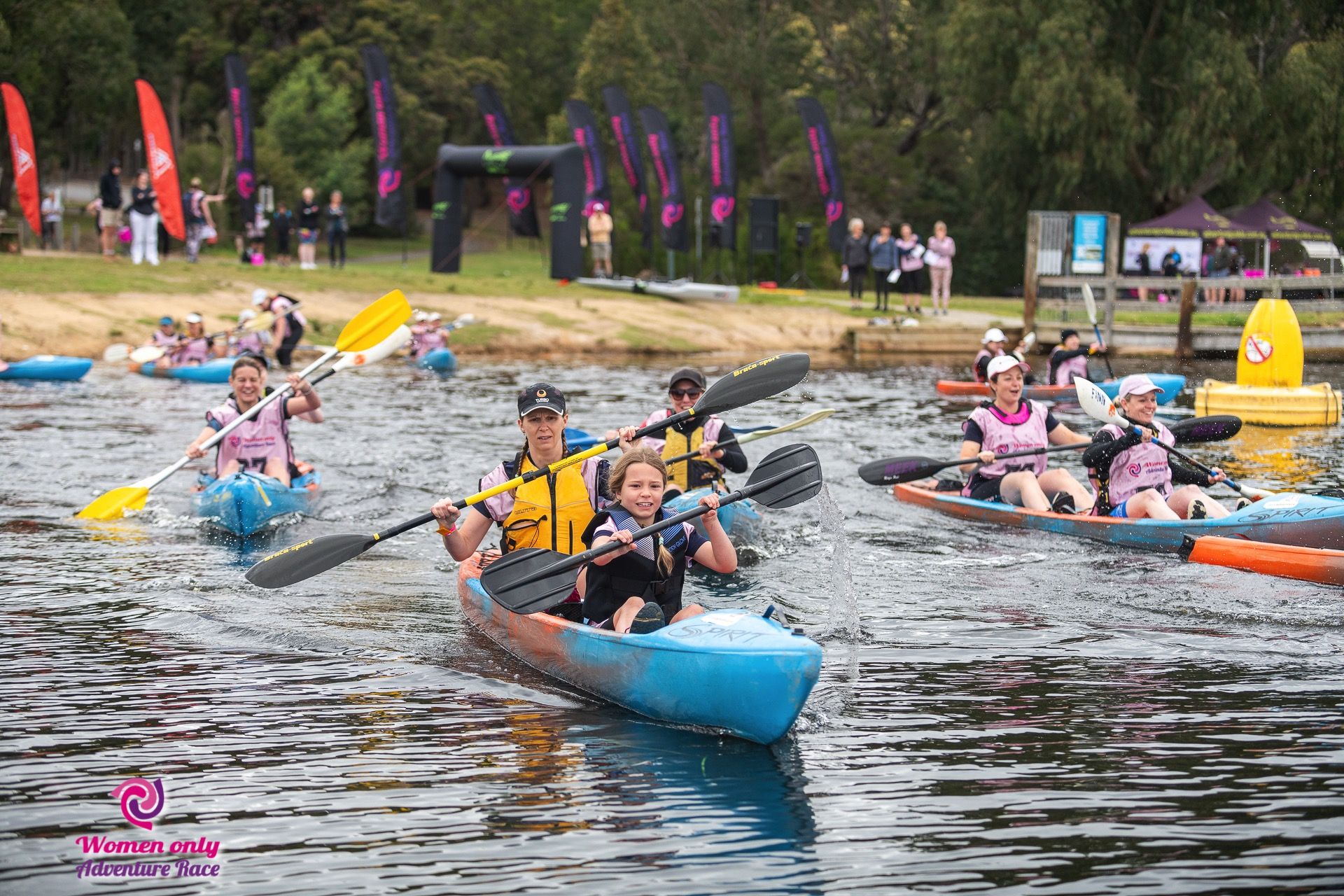 womes adventure race vic 2023 kayak
